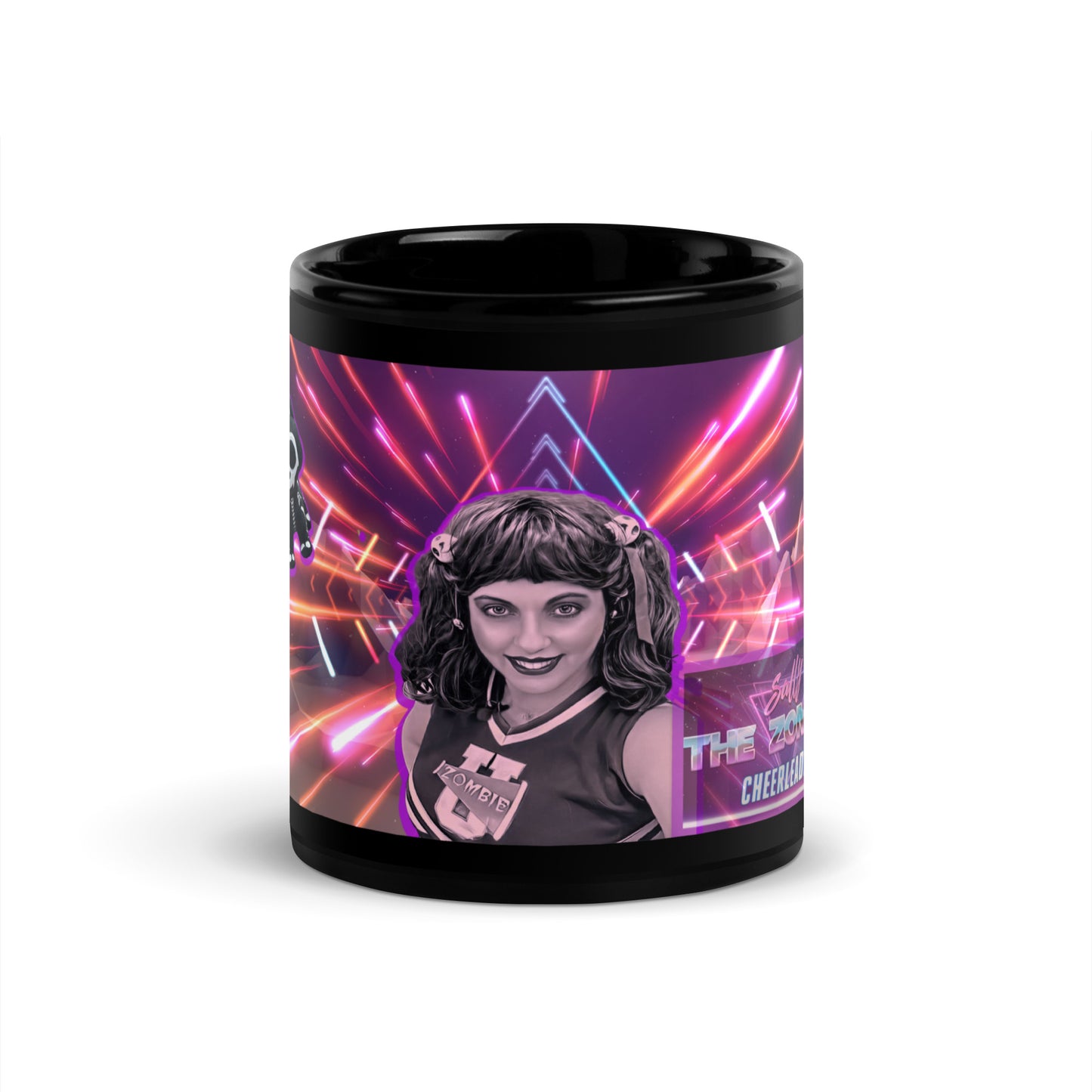Black Glossy Mug -Sally