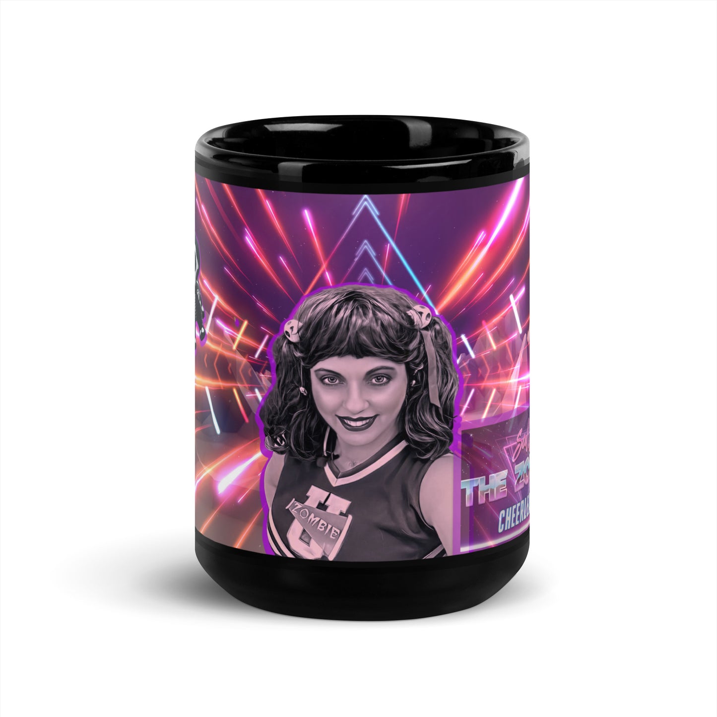 Black Glossy Mug -Sally