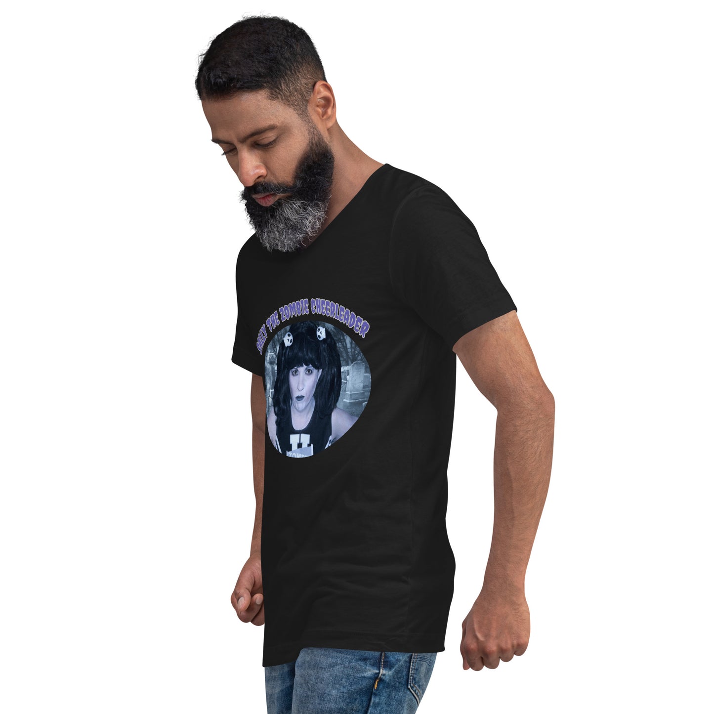 Sally's Unisex Short Sleeve V-Neck T-Shirt of Horror