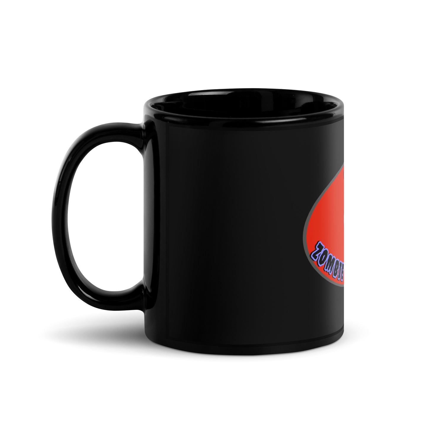 Black Glossy Mug - Sally's Classic logo